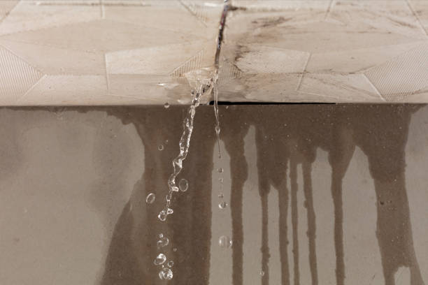 Professional Water Damage Restoration technician working in East Freetown, MA